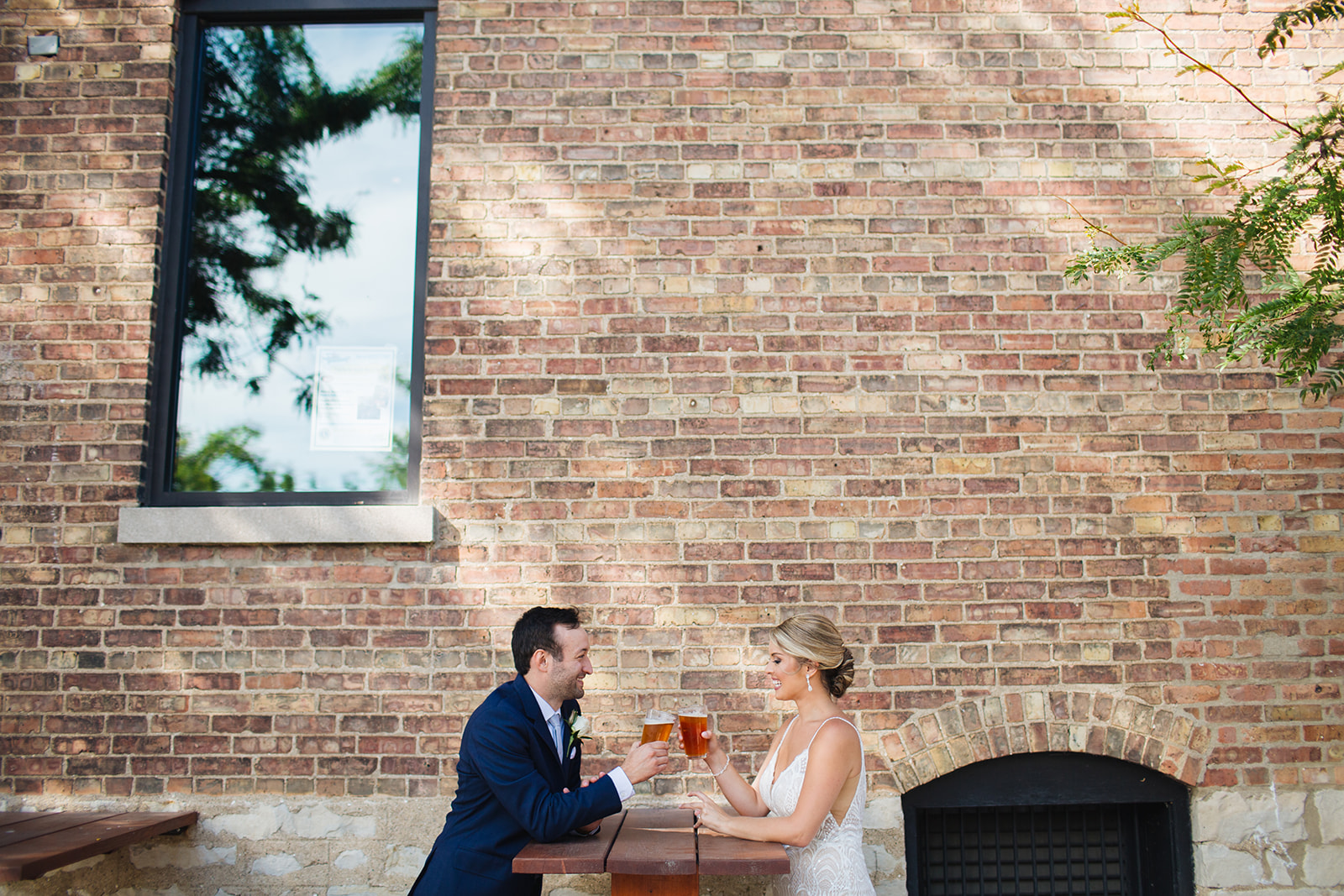 small wedding venues in chicago can be at a bar.